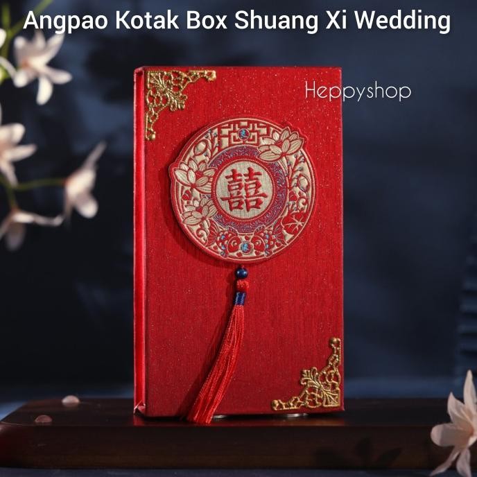 

Kualitas terbaik] Angpao Kotak Box Shuang Xi Wedding