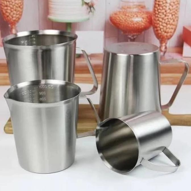 GELAS TAKAR GELAS UKUR STAINLESS 1000 ML