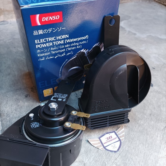 Obral Klakson Keong Denso Gepeng Waterproof Tahan Air Original Motor Mobil Universal Kode 708
