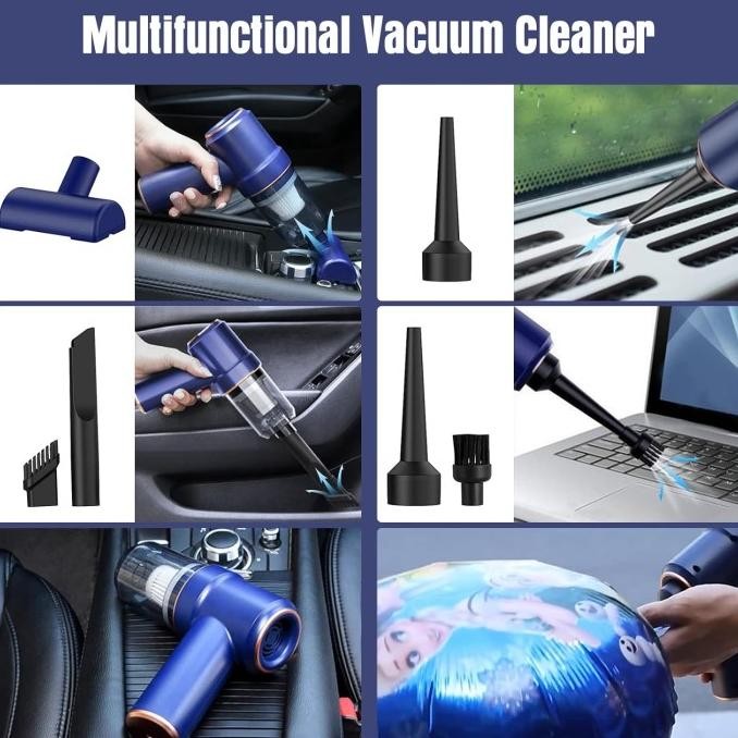Pompa Vacuum Vakum Cleaner Mobil Vacum Keyboard Karpet Portable 8000Pa Terlaris