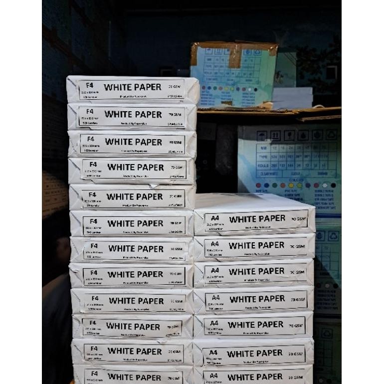 

PROMO PROMO MURAH !! Kertas HVS Print | Fotokopi A4 dan F4 70 Gram rt-69