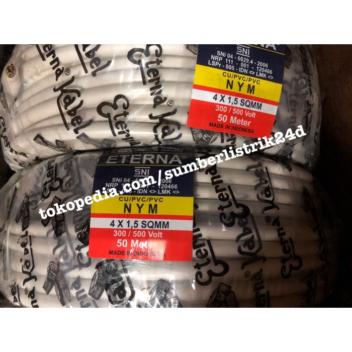 Kabel Eterna Nym 4 X 1.5 / Nym 4 X 1,5 Mm / Nym 4X1.5 4X1,5 50Meter