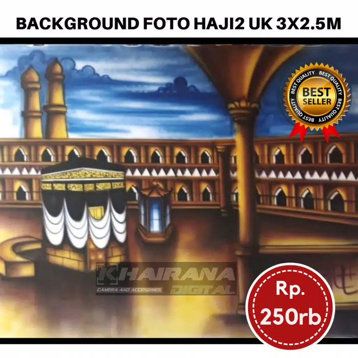 Kain Background / Backdrop latar Studio Foto 3x2.5m - manasik haji