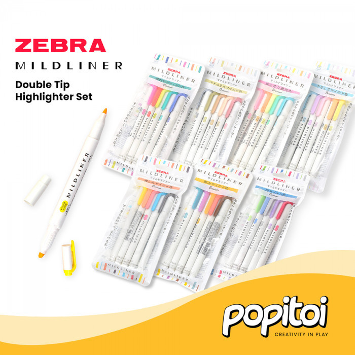 

TERLENGKAP ZEBRA MILDLINER SET DOUBLE TIP HIGHLIGHTER MIDLINER PASTEL KODE 375