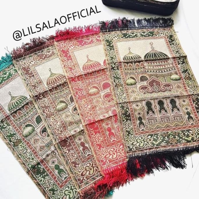 Kualitas terbaik] SAJADAH KECIL SABLON NAMA TAHLIL PALING MURAH KEPALA MUKA MINI ANAK MUSLIM