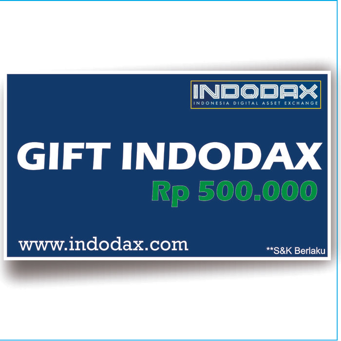 

Hadiah E-Gift Indodax untuk Senilai 500rb