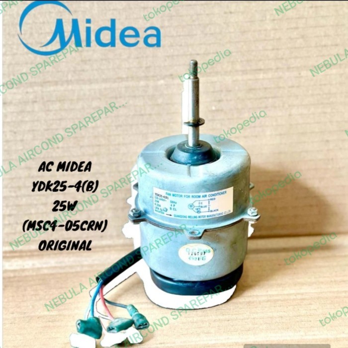 Termantab] Motor Fan Outdoor AC Midea Ydk25-4(B) 25watt MSC4-05CRN Original
