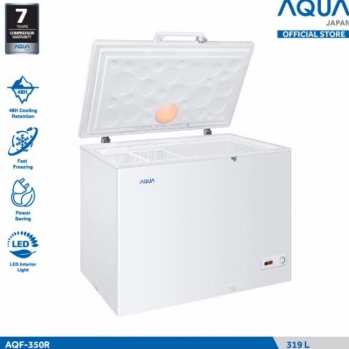 ] Aqua Chest Freezer 1 pintu AQF-350R 319 liter