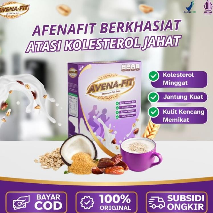 

Avenafit Oat Granola Oatmeal Ereal Ehat Untu Turunan Oleterol