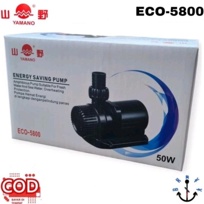 Pompa Air Kolam Ikan Celup Amfibi Yamano ECO 5800 Low Watt
