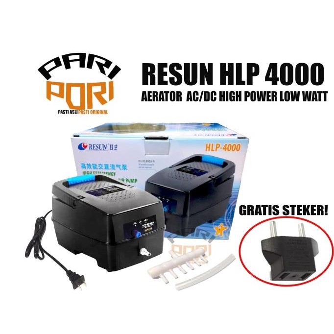 RESUN HLP 4000 RESUN HLP 8000 POMPA UDARA ACDC LOW WATT AERATOR KOLAM