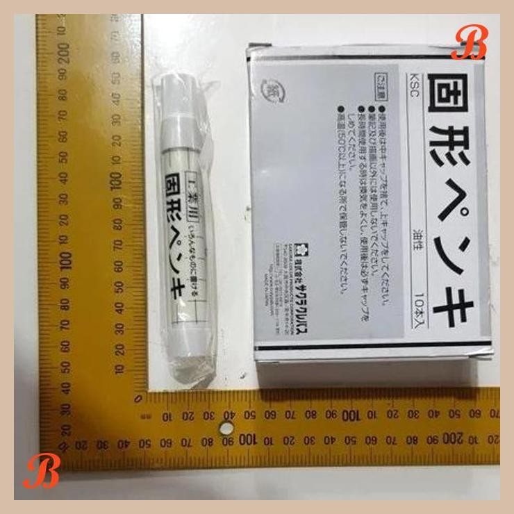 

| JRT | SPIDOL PUTIH SAKURA SOLID MARKER PENANDA BESI PERMANEN JAPAN WHITE BESAR