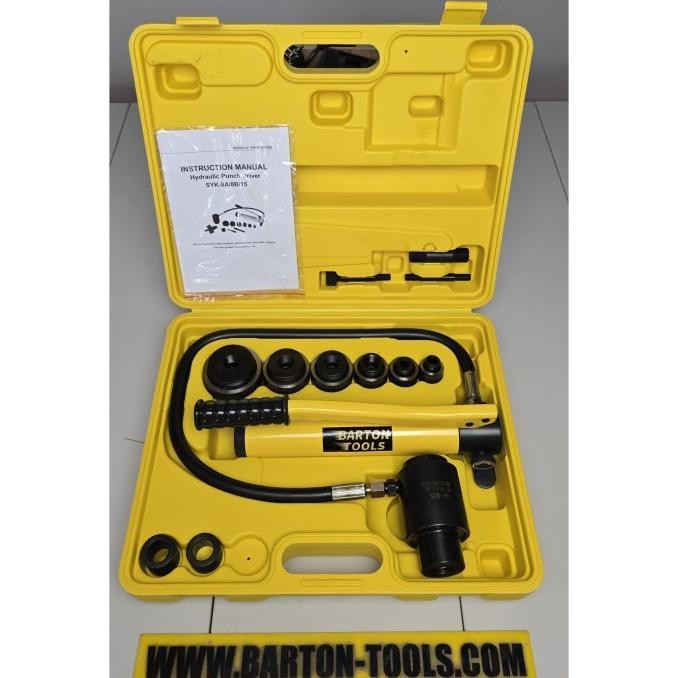 

Promo SYK-8B 3.2mm 22-60mm Hydraulic Hole Punch BARTON Punching Hidrolik COD