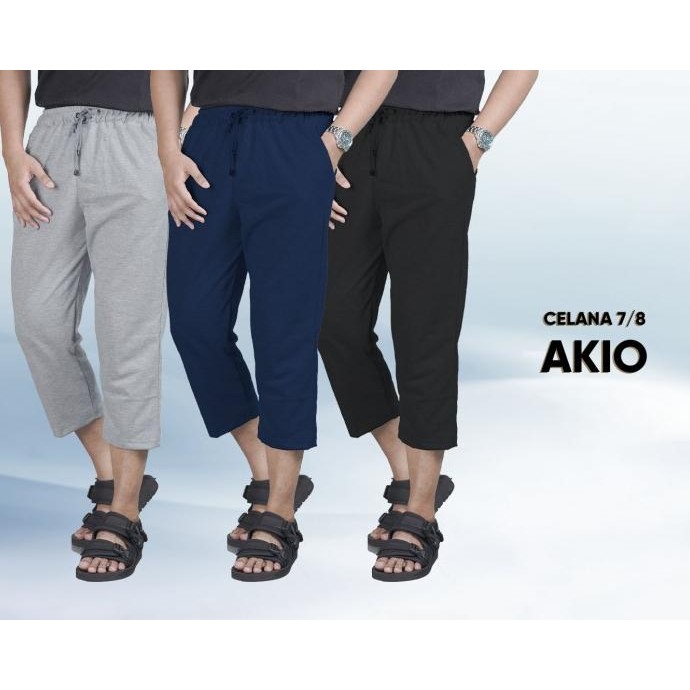 AKIO Sirwal Pria - Ankle Pants - Celana Casual Pria - Celana 7/8 Pria New