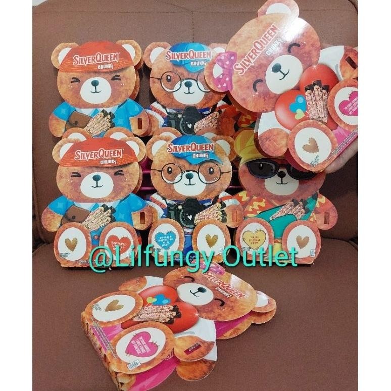 

fx-45 SILVER QUEEN CHUNKY BAR BEAR VALENTINE (LIMITED EDITION) Premium