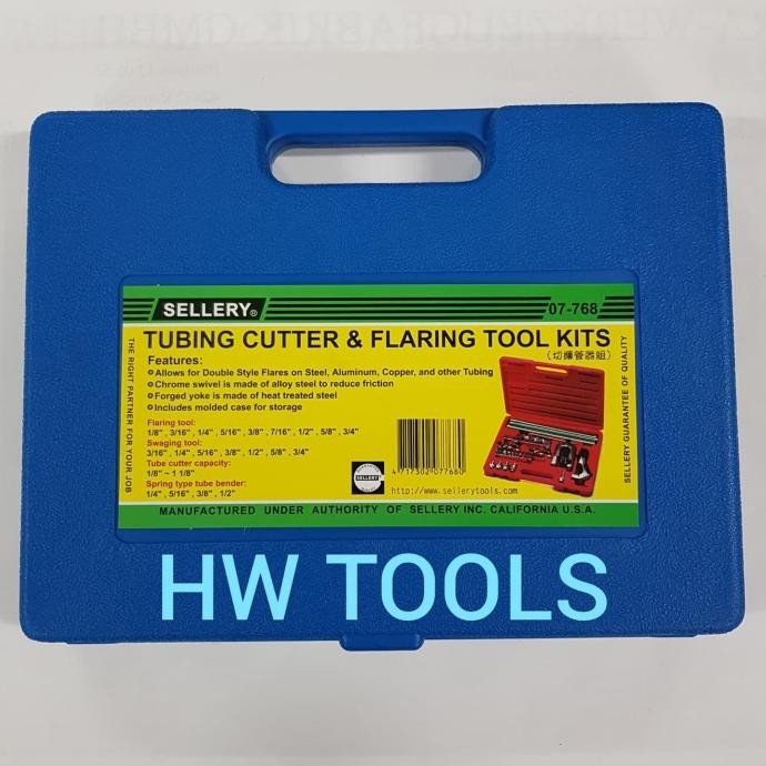 

Promo TUBING CUTTER & FLARING TOOL KIT 07-768 SELLERY COD