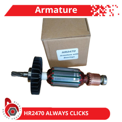 Armature Angker HR2470 / HR2460 HR 2470 Mesin Bor Makita Rotary Hammer