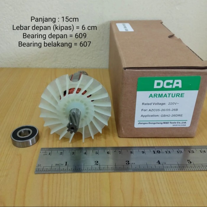 DCA Armature GBH 2-26 Angker Bor Beton SDS Bosch GBH 2-26 DRE