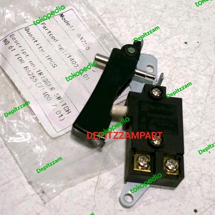 Switch BA255 Doliz Switch saklar Hammer Drill Seri BA255 Asli Original