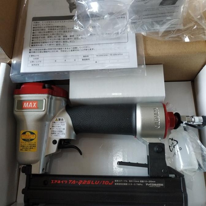 

Promo MAX Japan TA-225 Air nailer staples TA 225LU tembak paku TA 225 LU 10J COD