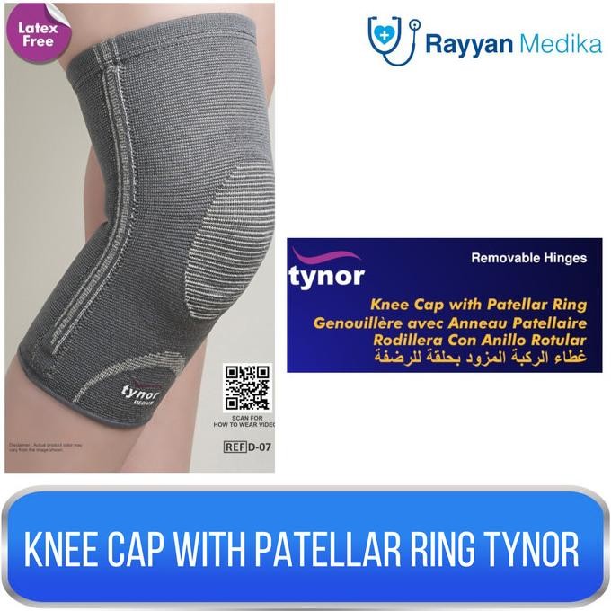 Pelindung Lutut | Knee Cap With Patellar Ring Tynor | Latex Free