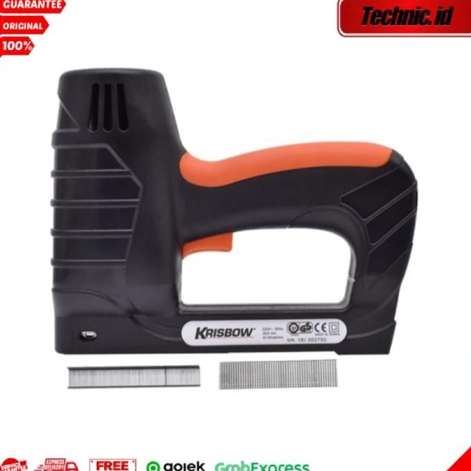 

Promo Krisbow Stapler Tembak Elektrik 3 Way 220v Cocok Untuk Pekerjaan Mengemas Barang Kerajinan Reparasi Stepler Steples Elektrik COD