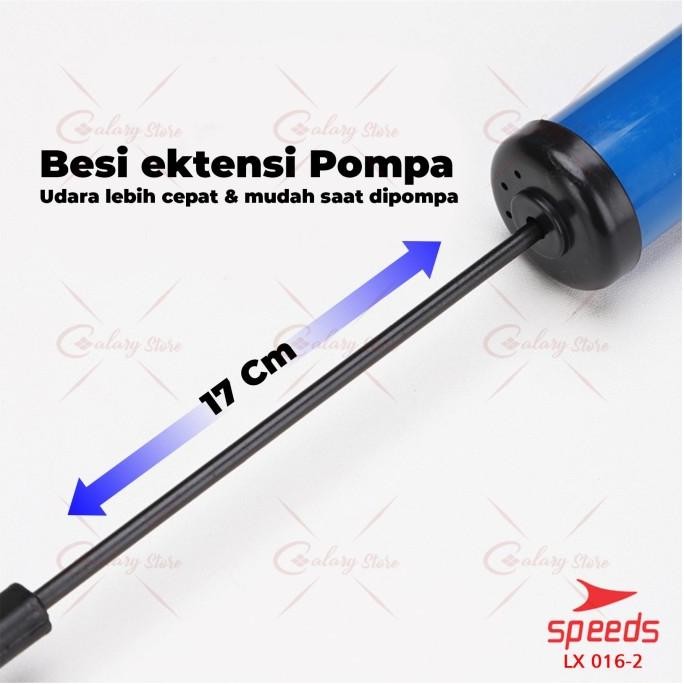 Diskon Pompa Angin Bola Basket Sepak Futsal Volly Pump Ball 016-2 10Pc=1.3Kg