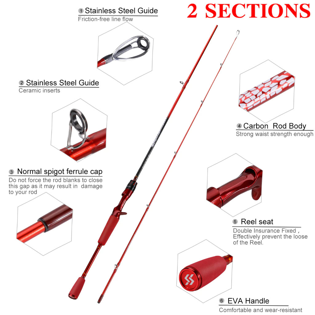 BIG PROMO Joran Pancing Set DAIWA Serat Joran Pancing Karbon Set Pancing Ultralight Set Spinning Rod