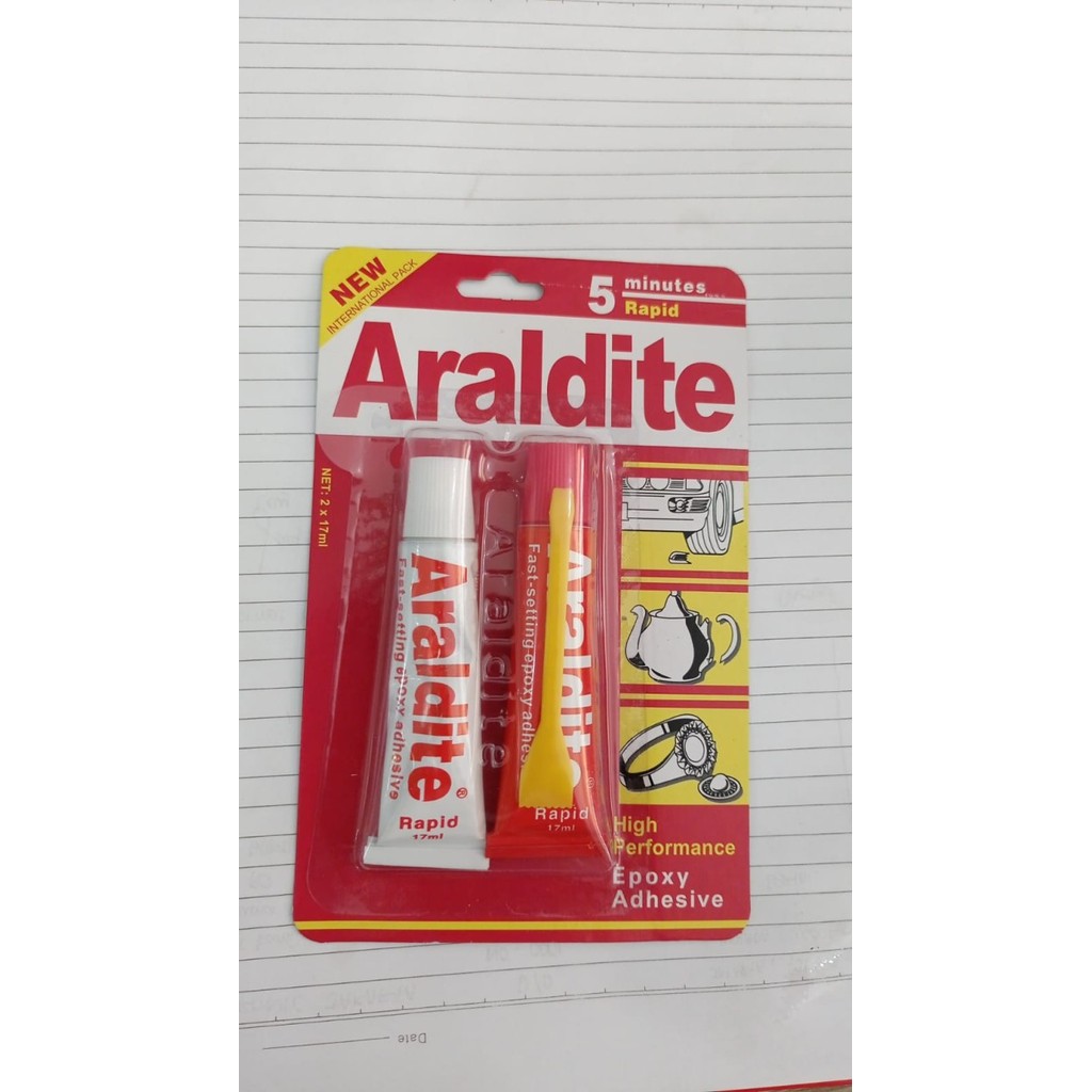 TERBARU Lem Besi Araldite Merah