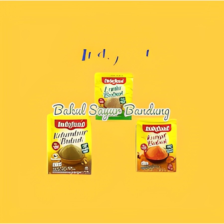 

Bumbu Ketumbar/lada/kunyit Indofood sachet - Bakul Sayur Bandung