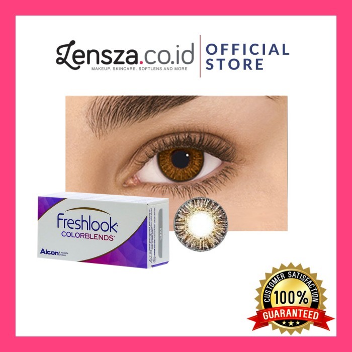 Softlens Freshlook ColorBlends Brown / Soflen Warna Bulanan by Alcon