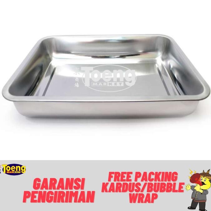 NAMPAN SEGI STAINLESS SANOYA - NAMPAN S/S 36X27X7CM SANOYA 2202T