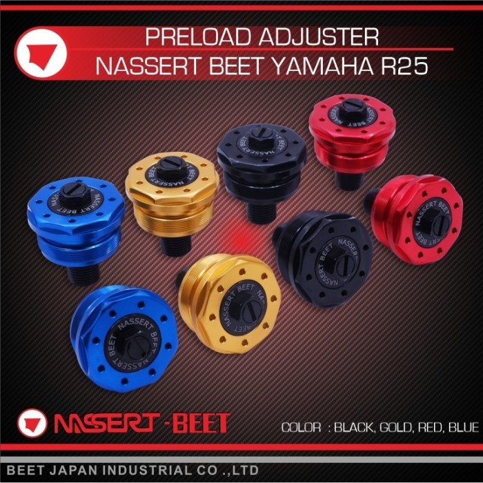 NASSERT BEET PRELOAD ADJUSTER YAMAHA R25 NEW / R15V3