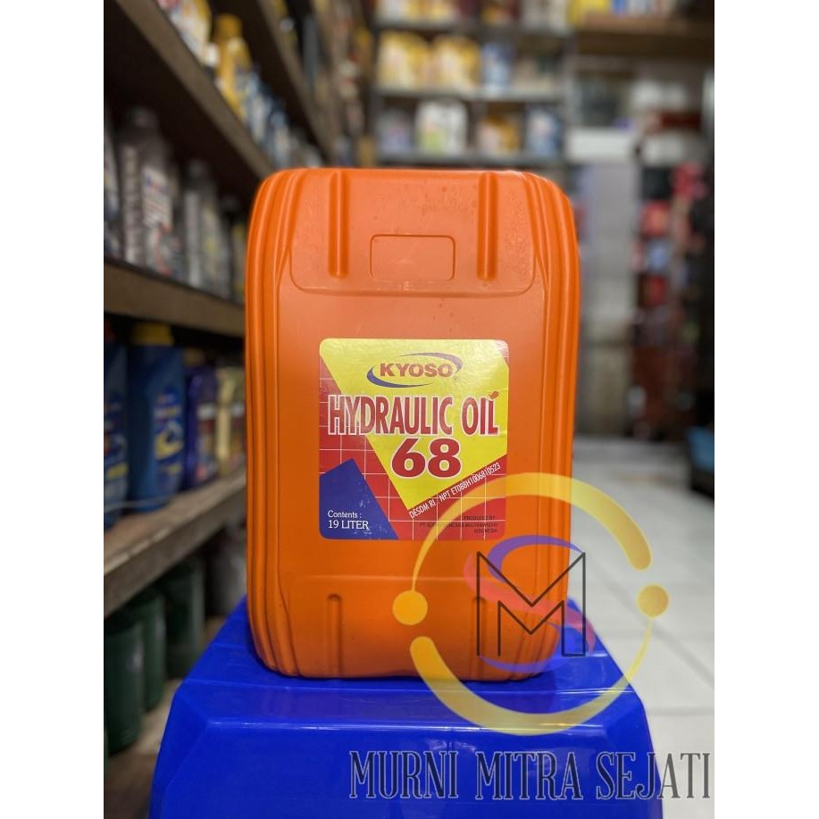 Kyoso Hydraulic Oil 68 ISO VG Oli Hidrolis Hidrolik Jerigen 19 L