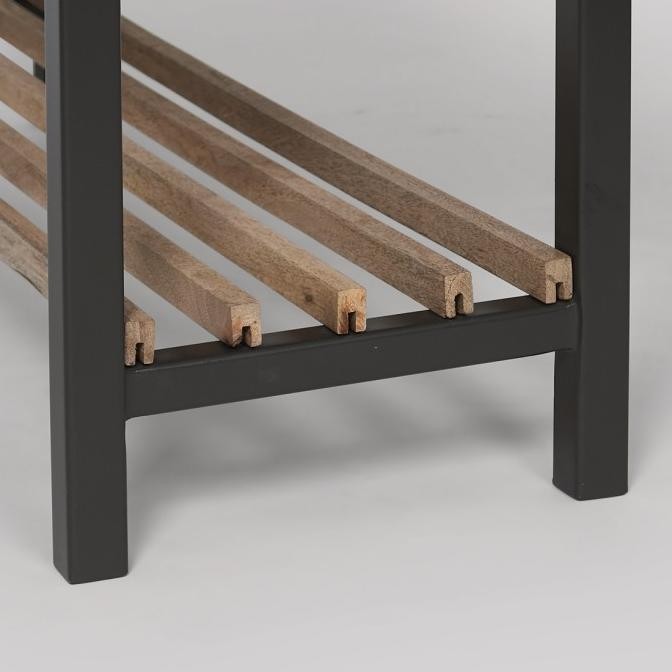 Kitanata Bench Rak Sepatu - Kursi Serbaguna / Bangku Storage Kayu Wendrasanja