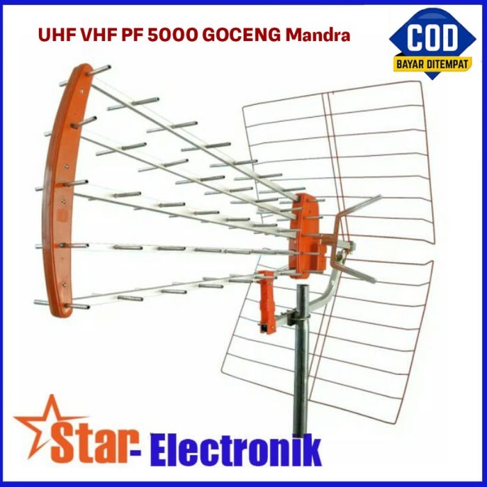 Antena TV Luar PF Goceng PF5000 Super High Quality UHF Pf 5000