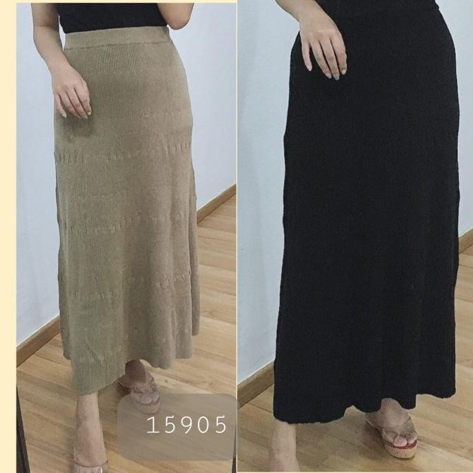 Rok Panjang Rok Wanita Rok Rajutan Import Tiliptiral