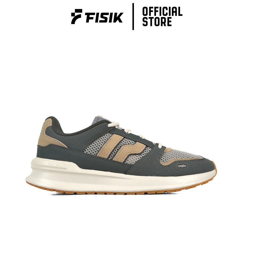 PIERO SEPATU SNEAKERS PRIA JOGGER 24 PRM GUNMETAL LIGHT GREY GUM PIE1000223