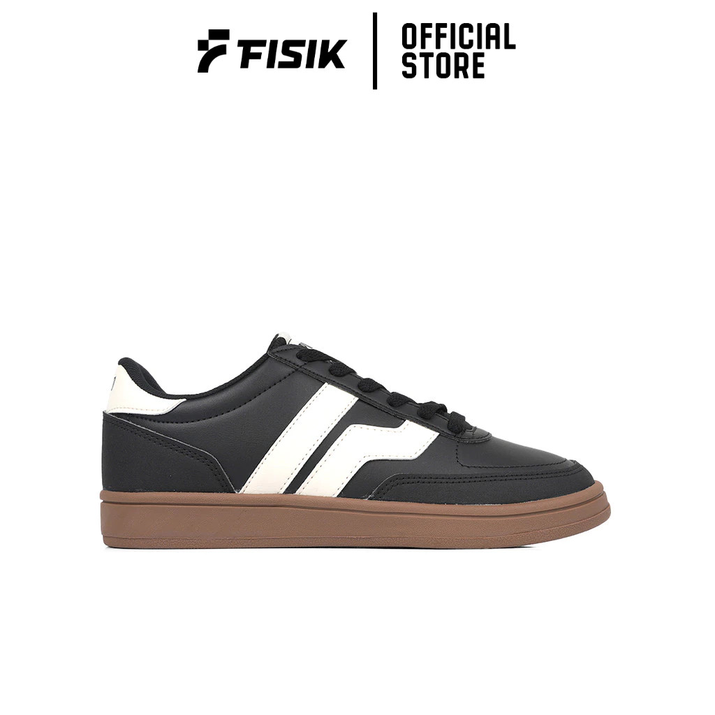 PIERO SNEAKERS PRIA COURT DERBY BIG LOGO-BLACK/WHITE/BROWN PIE1000155