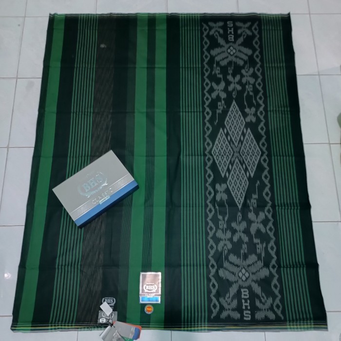 Kain Sarung Bhs Classic Hitam Original Terbaru