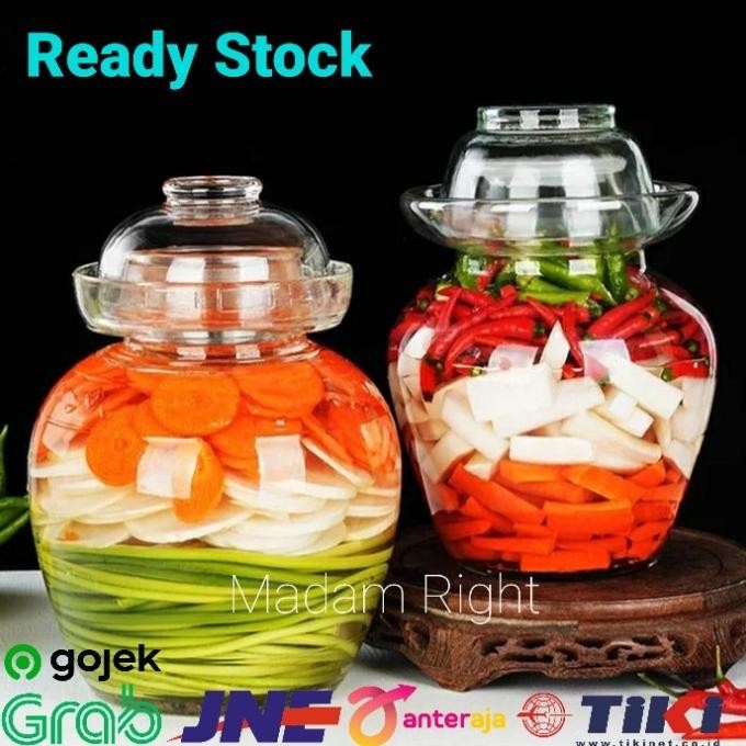 

Kimchi jar 2.5 liter/ Toples Asinan/ Toples Wine Anggur READY STOCK