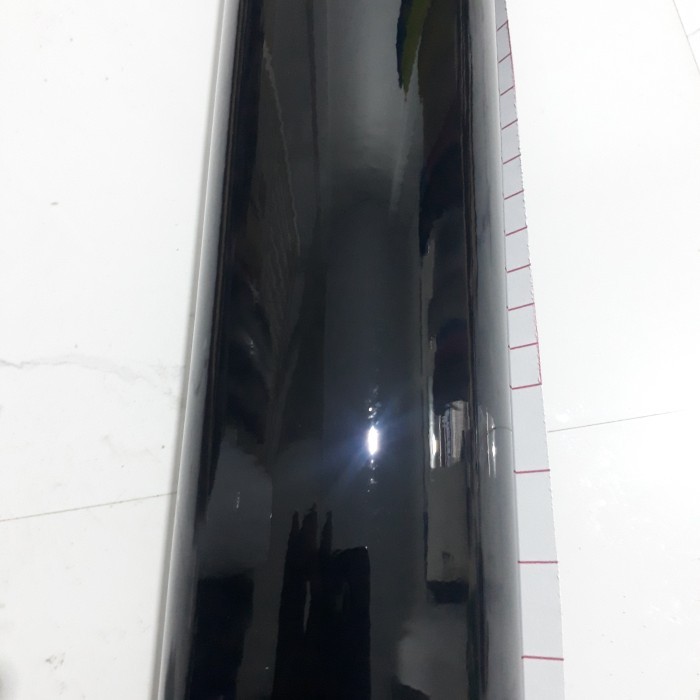 HEMAT Sticker skotlet aquarium hitam glosy