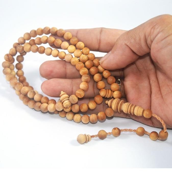 Diskon Tasbih Kayu Cendana Kupang Asli Kualitas Super Wangi Alami