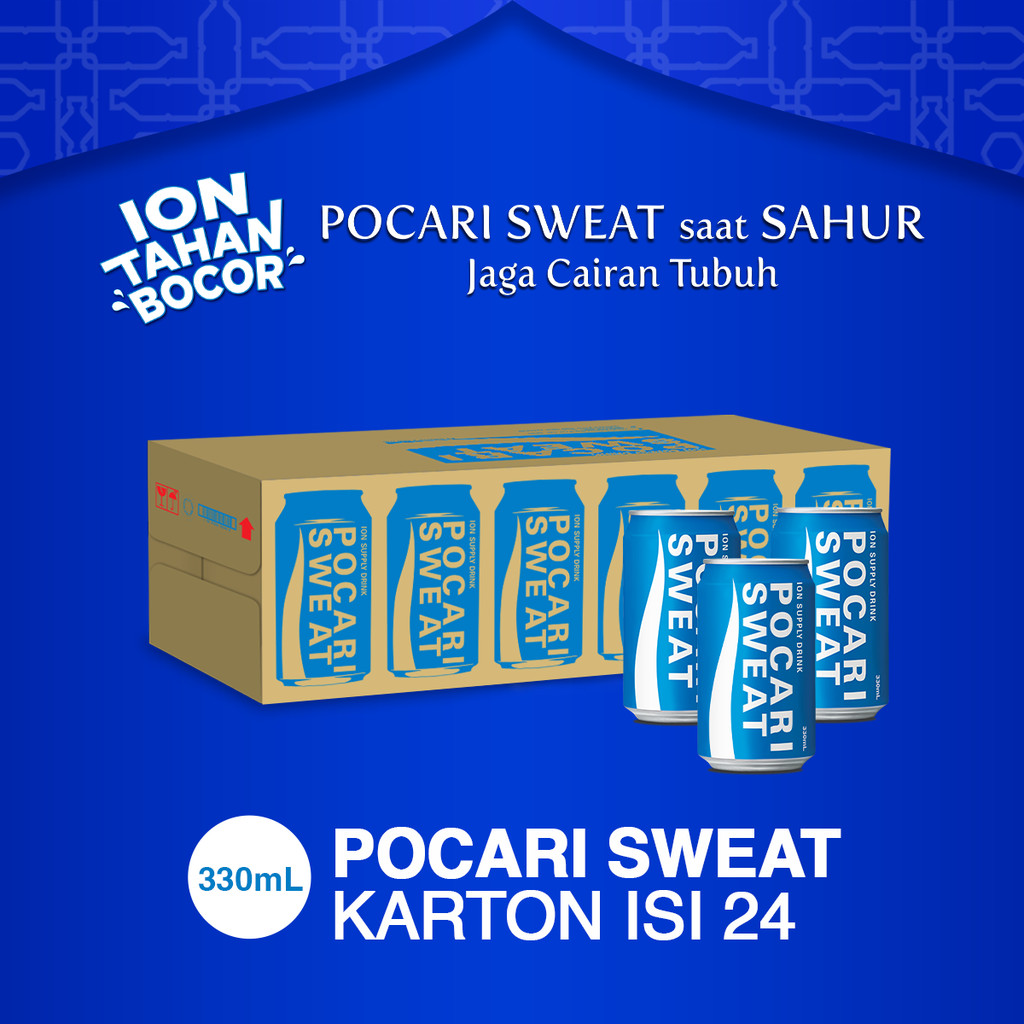 

POCARI SWEAT Can 330ml - 1 Karton (24 Kaleng)