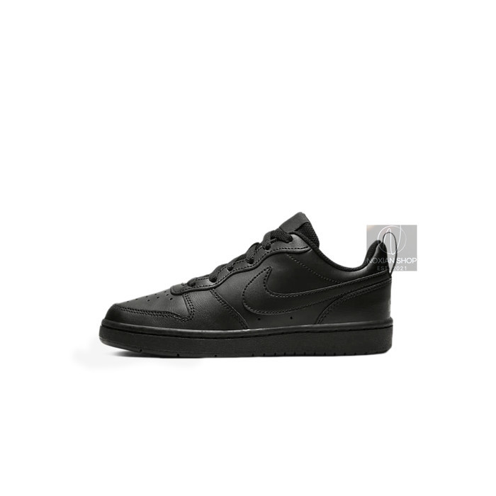 PROMO NIKE COURT BOROUGH LOW 2 GS FULL BLACK