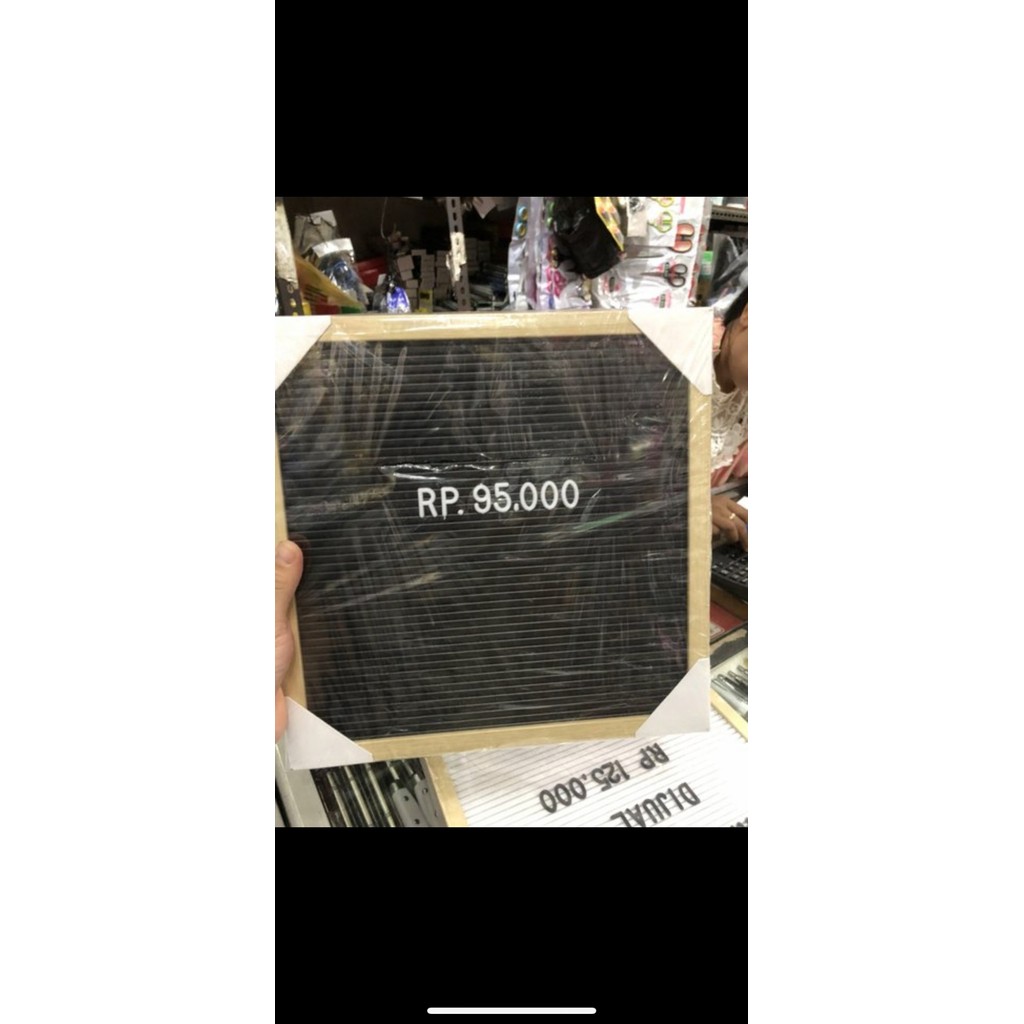 

FREE ONGKIR PAPAN LETTER BOARD 30X30 CM KODE 1033