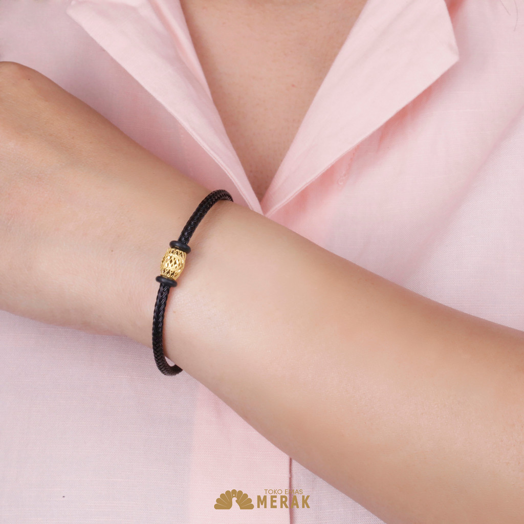 Gelang Tali Emas 17K Keith - Toko Emas Merak Semarang