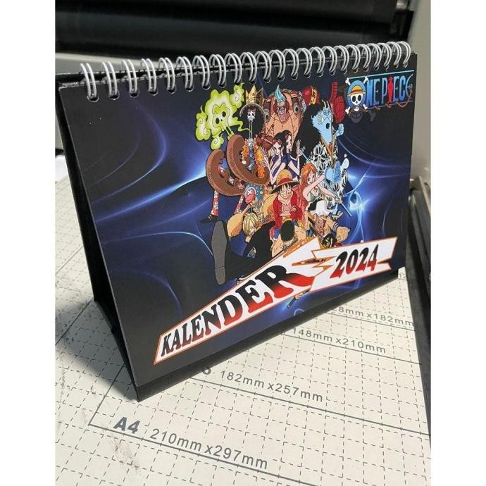 

Sale 2025 Kalender Meja Duduk Desk Calendar Anime Premium One Piece, Naruto, Haikyu, Dll 2025 Isi 12 Lembar Ukuran A5