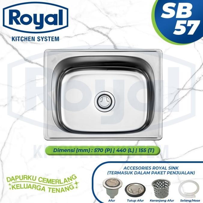 Royal Kitchen Sink SB 57 | Bak Cuci Piring