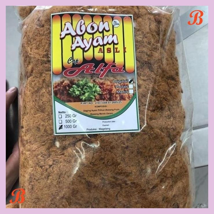 

| VRB | ABON AYAM ORIGINAL MANIS 1 KG PREMIUM SERAT FLOSS BREADTALK CHICKEN